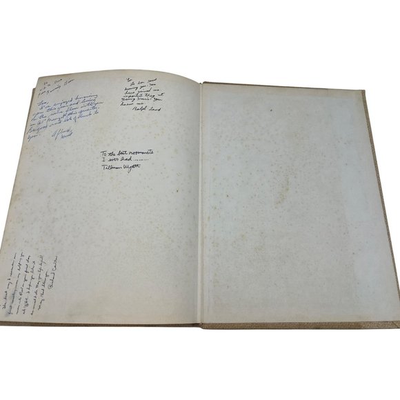 Vintage 1960 Young Harris College Enotah Yearbook Hardcover Georgia College Life - Picture 9 of 10